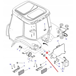4271028m1 raudonas atšvaitas