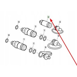 AL170665 hidraulinės greitosios jungties lizdas