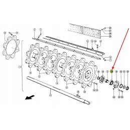 20210ktvpc3 1 eilės sferinis ritininis guolis
