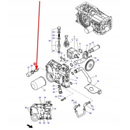 4305135m2 hidraulinio siurblio slėgio jutiklis