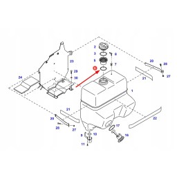 X548959000000 sandarinimo žiedas 75 x 4