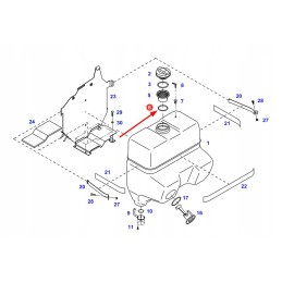 X548959000000 sandarinimo žiedas 75 x 4