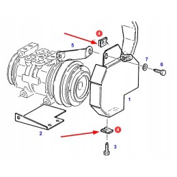X435722046000 kompresoriaus dangtelio montavimas