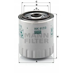 Kuro filtras mann mercedes w201 w202 w124 w210 w46