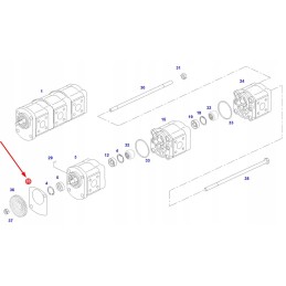 016861011020 hidraulinio siurblio sandariklis