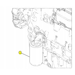 JCB Perkins alyvos filtras 2654407
