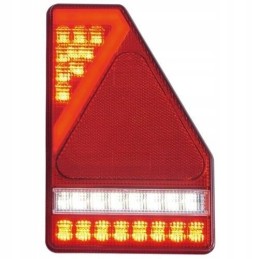 Galinis žibintas su 45LED trikampiu, dešinysis, 5 funkcijos