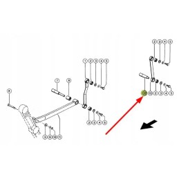 736025 00 sieto rėmo pakabos kaiščiai d30