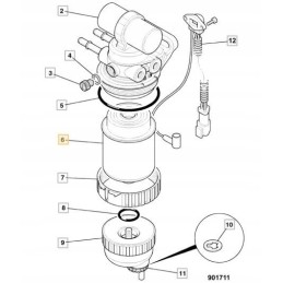 Kuro filtras JCB Tier 4 ecomax oem 32 925950
