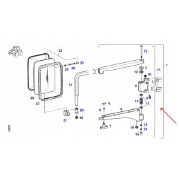 F816810150200 veidrodžio laikiklio tvirtinimas
