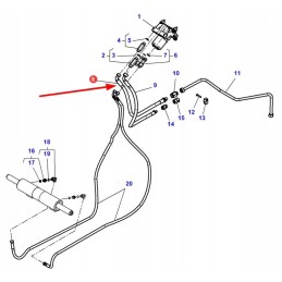 4375367m1 hidraulinė žarna