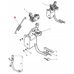 3786148m1 sankabos pedalo spyruoklė