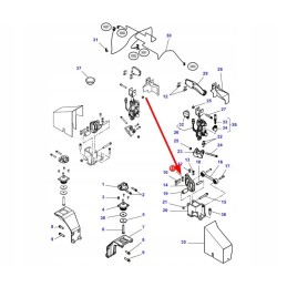 4354816m1 kabinos pakabos įvorė