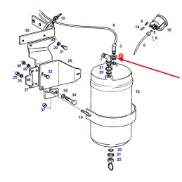 X596332100000 kompresoriaus sumažinimas m22 x 1 5