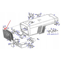 205500020120 priekinė grotelių įvorė