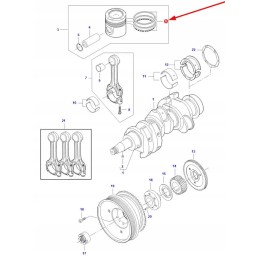 V837079460 stūmoklio žiedų rinkinys