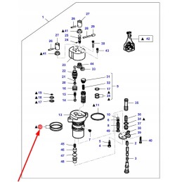 Va046405 kėlimo vožtuvo sandarinimo žiedas