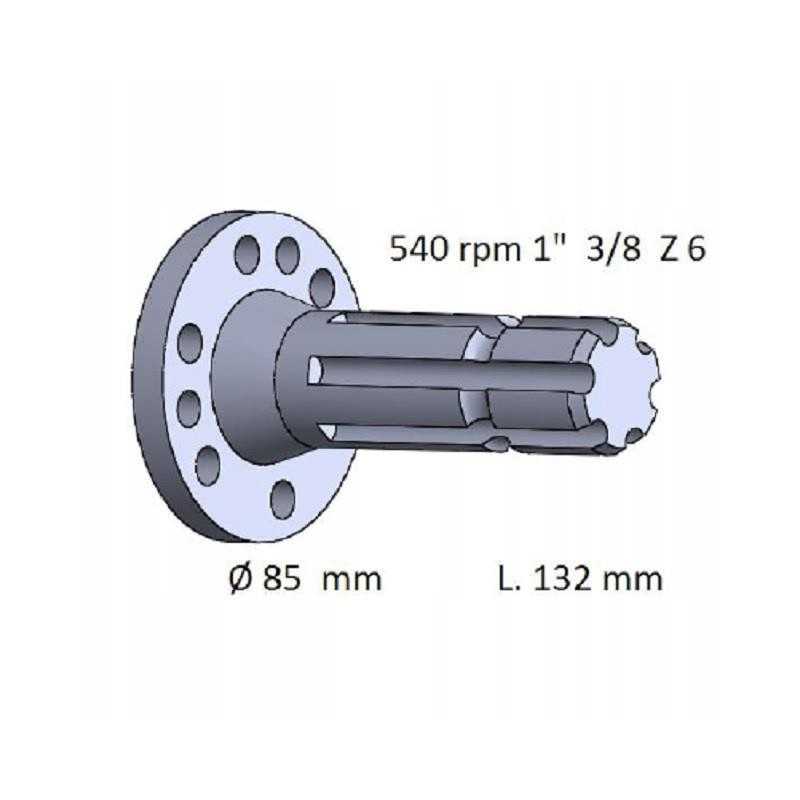 Kardaninis velenas tas pats Hurlimann Deutz L132 1 3 8 6z