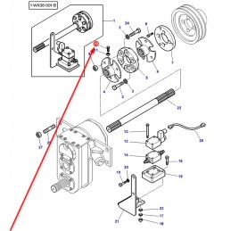 3016535x1 šešiakampis varžtas M12 x 45