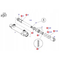 F725891492060 vairo cilindro sandarikliai