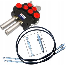 2 sekcijų skirstytuvas, 80l, kabelio skląstis, 1, 5m apvalus