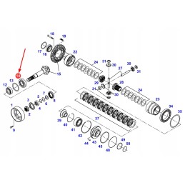 X619076000005 1 eilės kūginis ritininis guolis