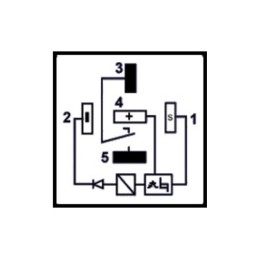 Bistabili impulsinė automobilių relė 4 kartus