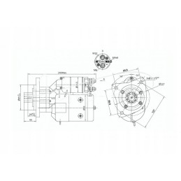 Mf claas magneton 914 starteris su reduktoriumi