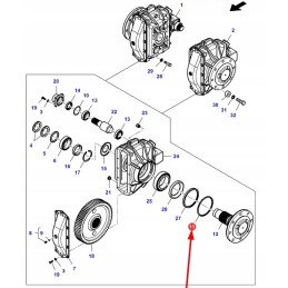 La321925250 agco plastikinis žiedas