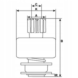 Bendiks starteris 333682 hc krovinys