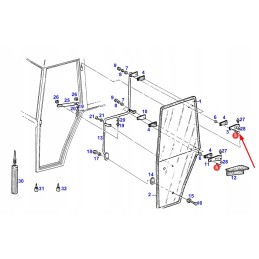 X477831901000 vežimėlio varžtas m10x40