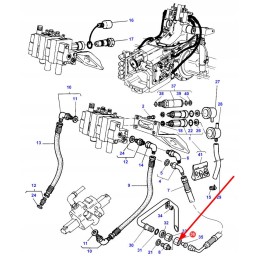 375048x1 veržlė hidraulinėms jungtims 1 5 16 12