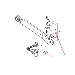 3903948m91 dviejų spyruoklinių kaiščių rinkinys