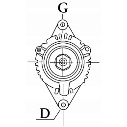 Kintamosios srovės generatorius hc krovinys 111843 14v 95a
