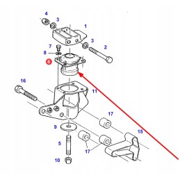 H117500200030 salono pakabos pagalvė