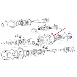 178100220540 priekinės pavaros GTV trinties diskas