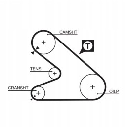 Paskirstymo diržas vartai 5054 vartai paskirstymo diržas