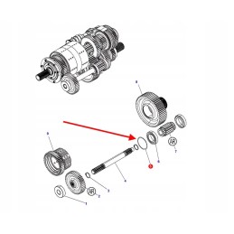3016351x1 tarpinė poveržlė 0 45 mm storio