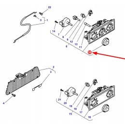3907285m1 šildytuvo rankenėlė