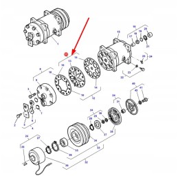 3901148m91 oro kondicionieriaus kompresoriaus remonto komplektas