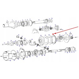 70806169 PTO sankabos frikcinis diskas 115x181x3 5