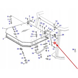 Ca592285 dujinė spyruoklė 500mm 150n tipo c