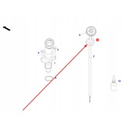 F339860060020 alyvos lygio matuoklio sandariklis