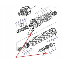 3384502m1 GTV sankabos suspaudimo žiedas