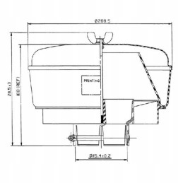 Donaldson h000823 išankstinis filtras