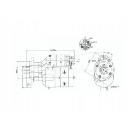 Lamborghini magneton starteris su reduktoriumi