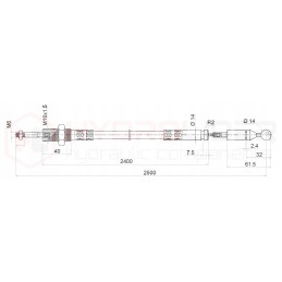 Platintojas jis 2p40 j0p kamuoliukai, kabelis 2 5m badestnost