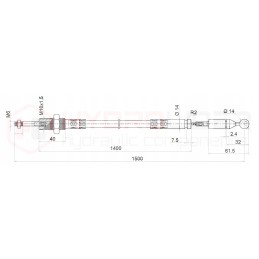 Platintojas jis 2p40 j0p kamuoliukai, kabelis 1 5m badestnost