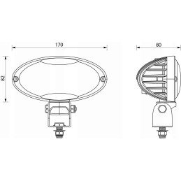 John Deere LED darbo šviesos lempa 3200 liumenų