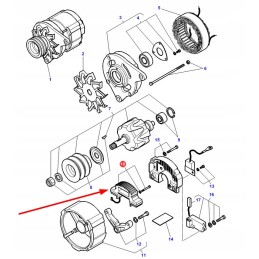 3904377m91 generatoriaus įtampos reguliatorius